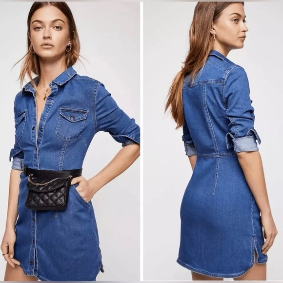 Free People Dynomite Mini‎ Dress- Size XS - Picture 4 of 11